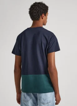 Men Pepe Jeans Colour Block T-Shirt