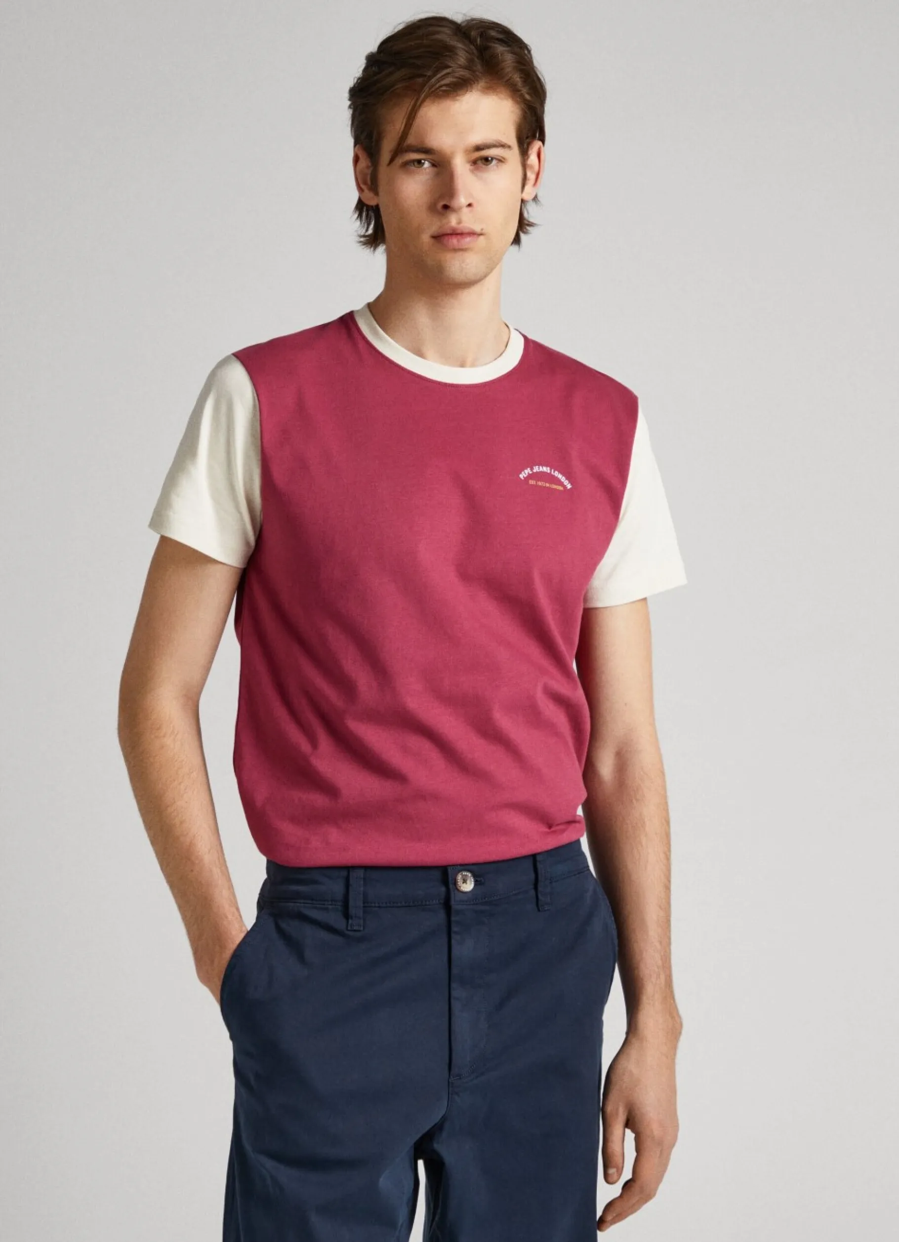 Men Pepe Jeans Colour Block T-Shirt