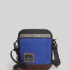 Men Pepe Jeans Combined Fabric Shoulder Bag