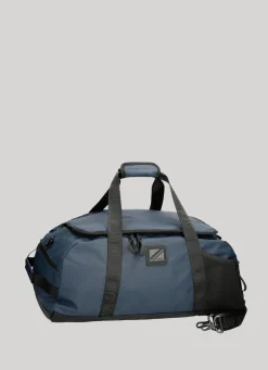Men Pepe Jeans Combined Fabric Travel Bag