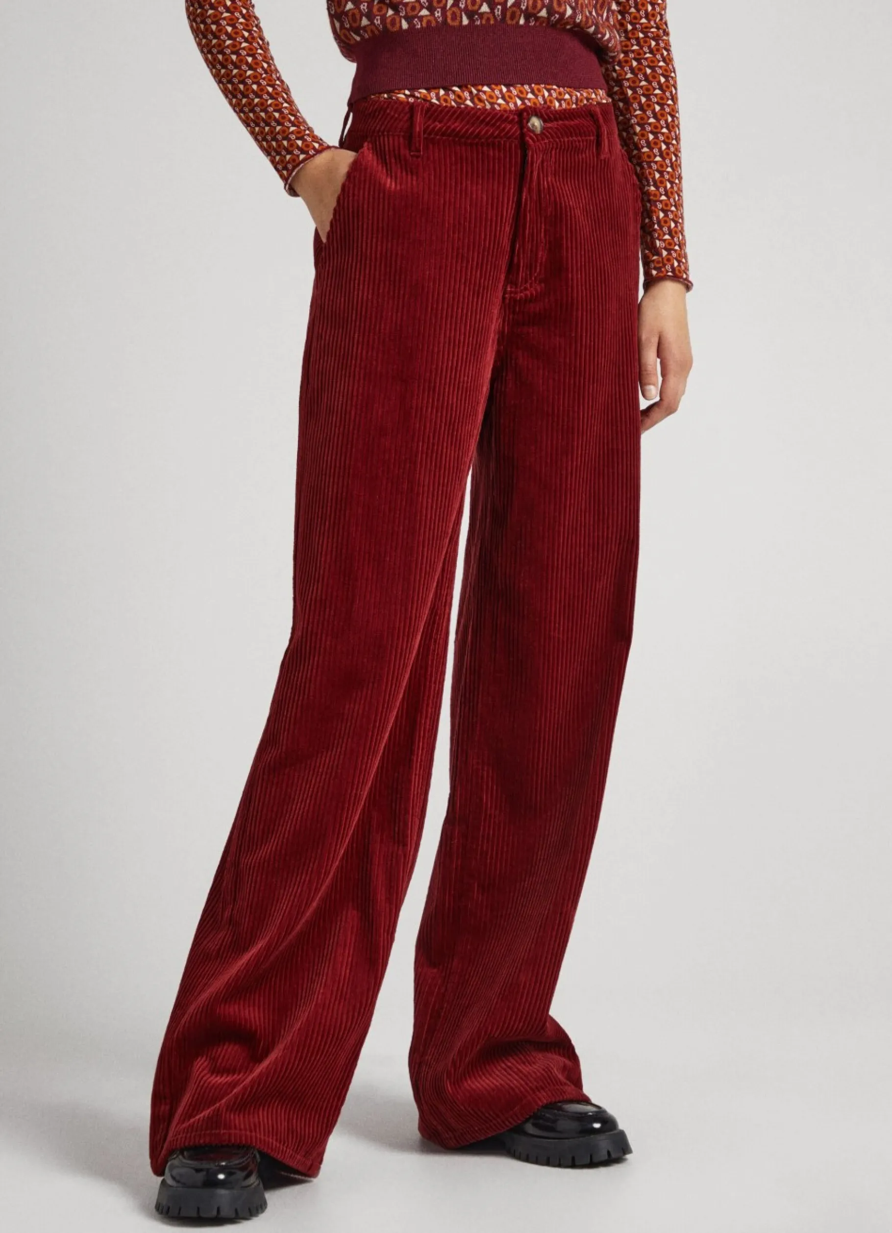 Women Pepe Jeans Corduroy Chino Trousers