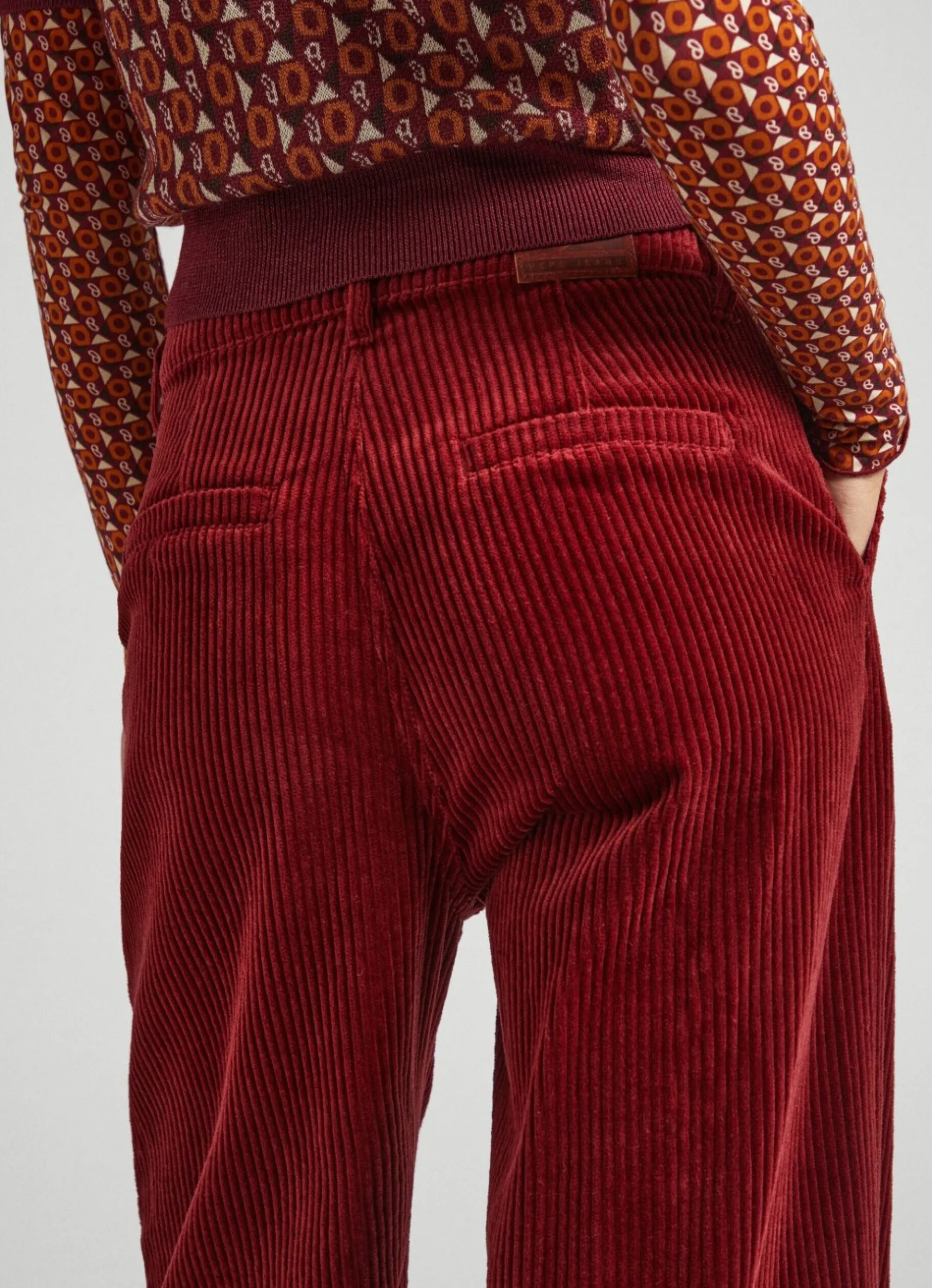 Women Pepe Jeans Corduroy Chino Trousers