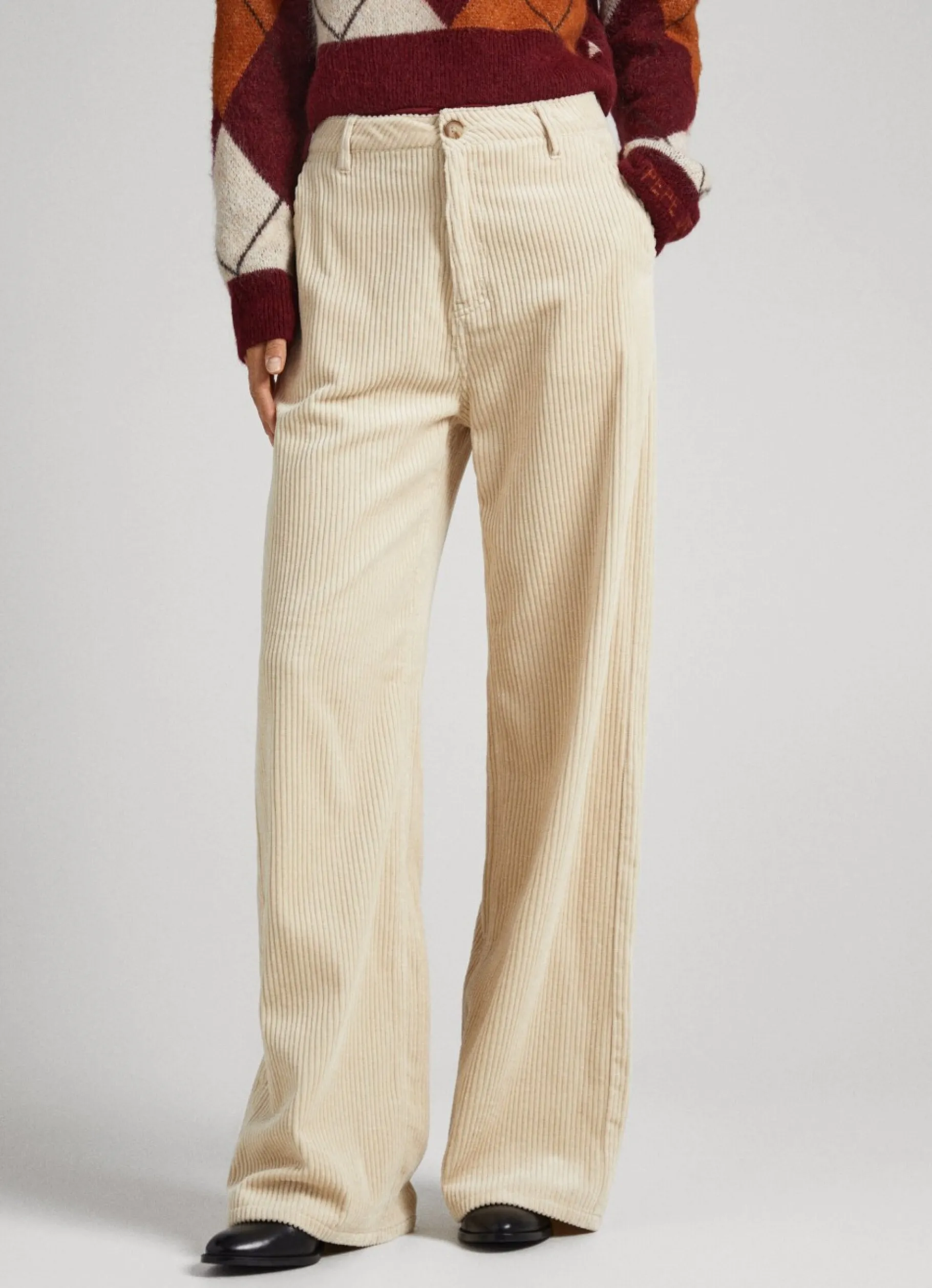 Women Pepe Jeans Corduroy Chino Trousers