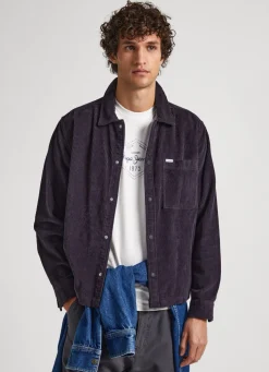 Men Pepe Jeans Corduroy Overshirt