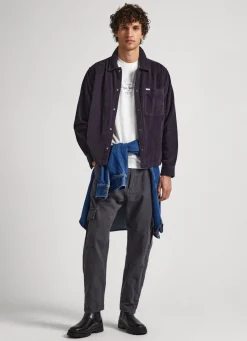 Men Pepe Jeans Corduroy Overshirt