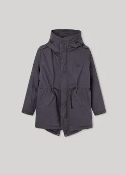 Boy Pepe Jeans Cotton Canvas Parka