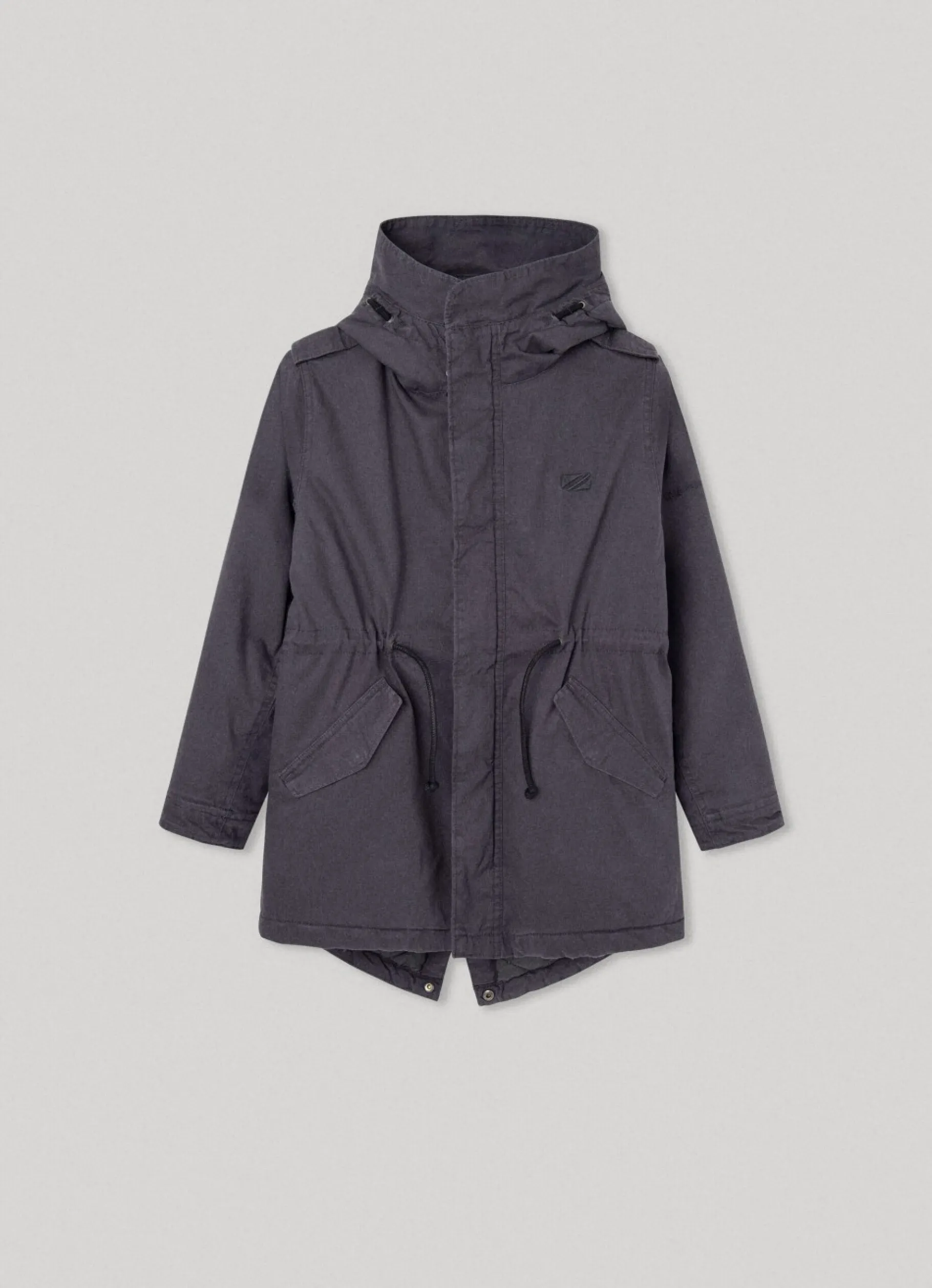 Boy Pepe Jeans Cotton Canvas Parka