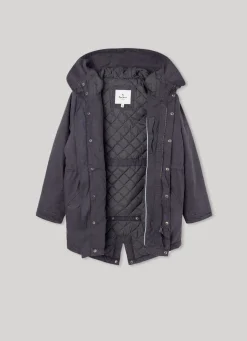 Boy Pepe Jeans Cotton Canvas Parka