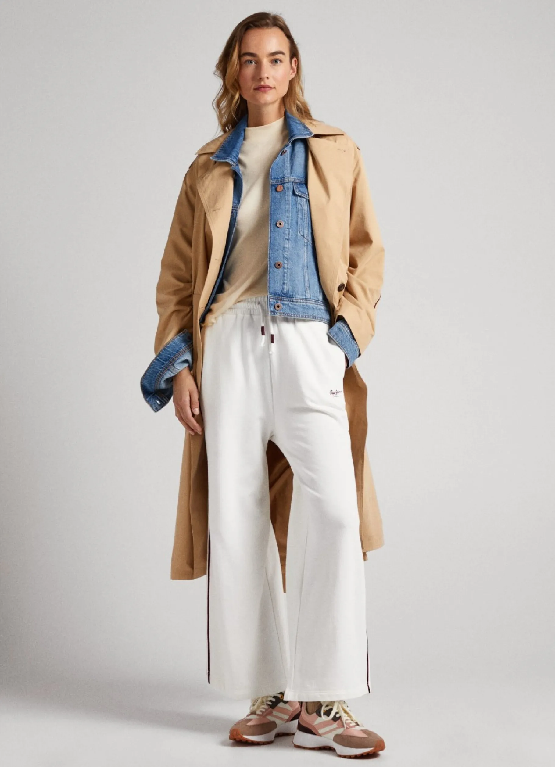 Women Pepe Jeans Cotton Joggers