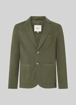 Men Pepe Jeans Cotton Poplin Blazer