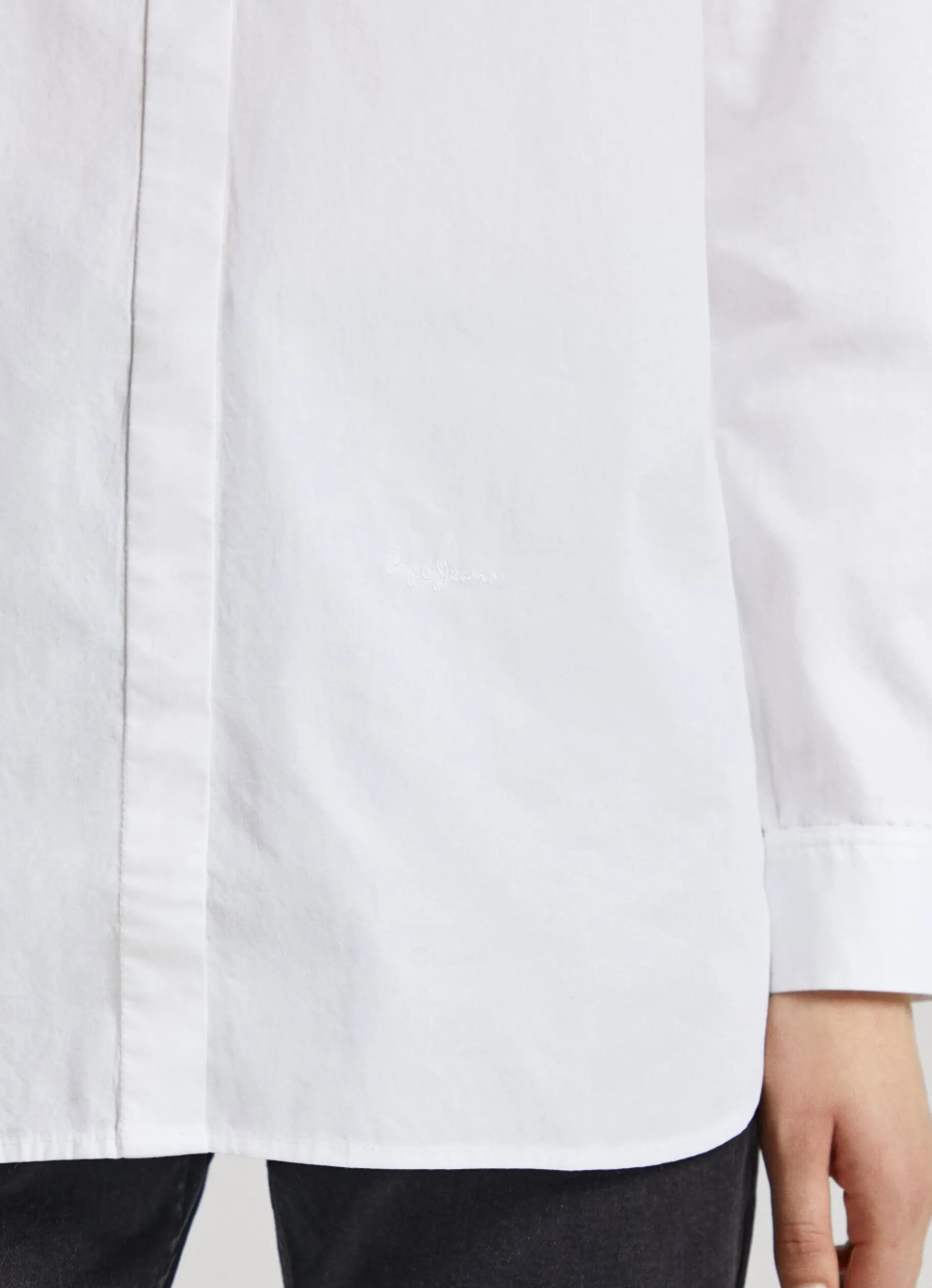 Women Pepe Jeans Cotton Poplin Oversize Fit Shirt