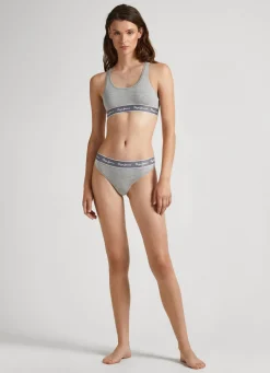 Women Pepe Jeans Cotton Sports Bra