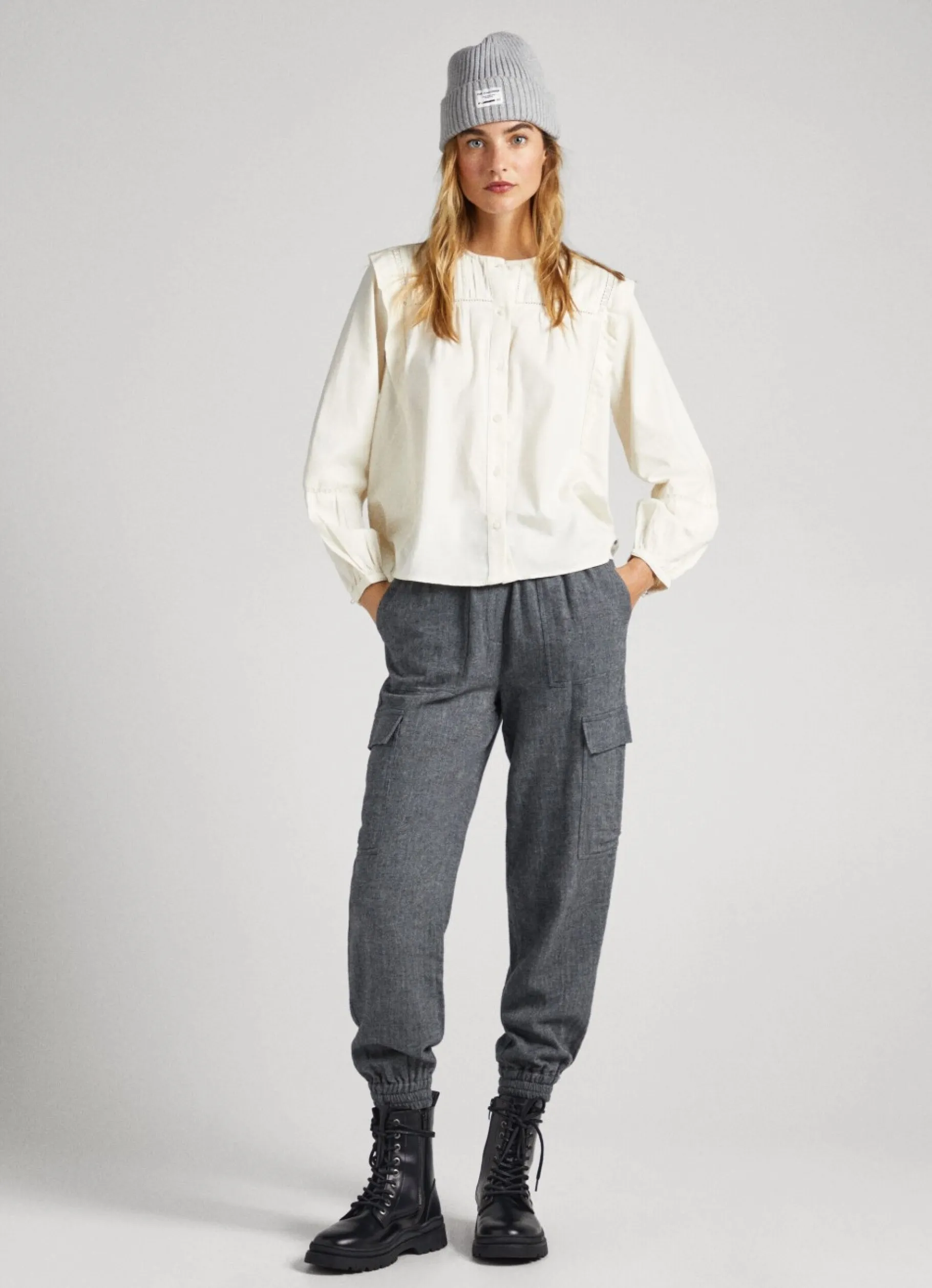 Women Pepe Jeans Cotton Twill Blouse