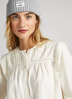 Women Pepe Jeans Cotton Twill Blouse