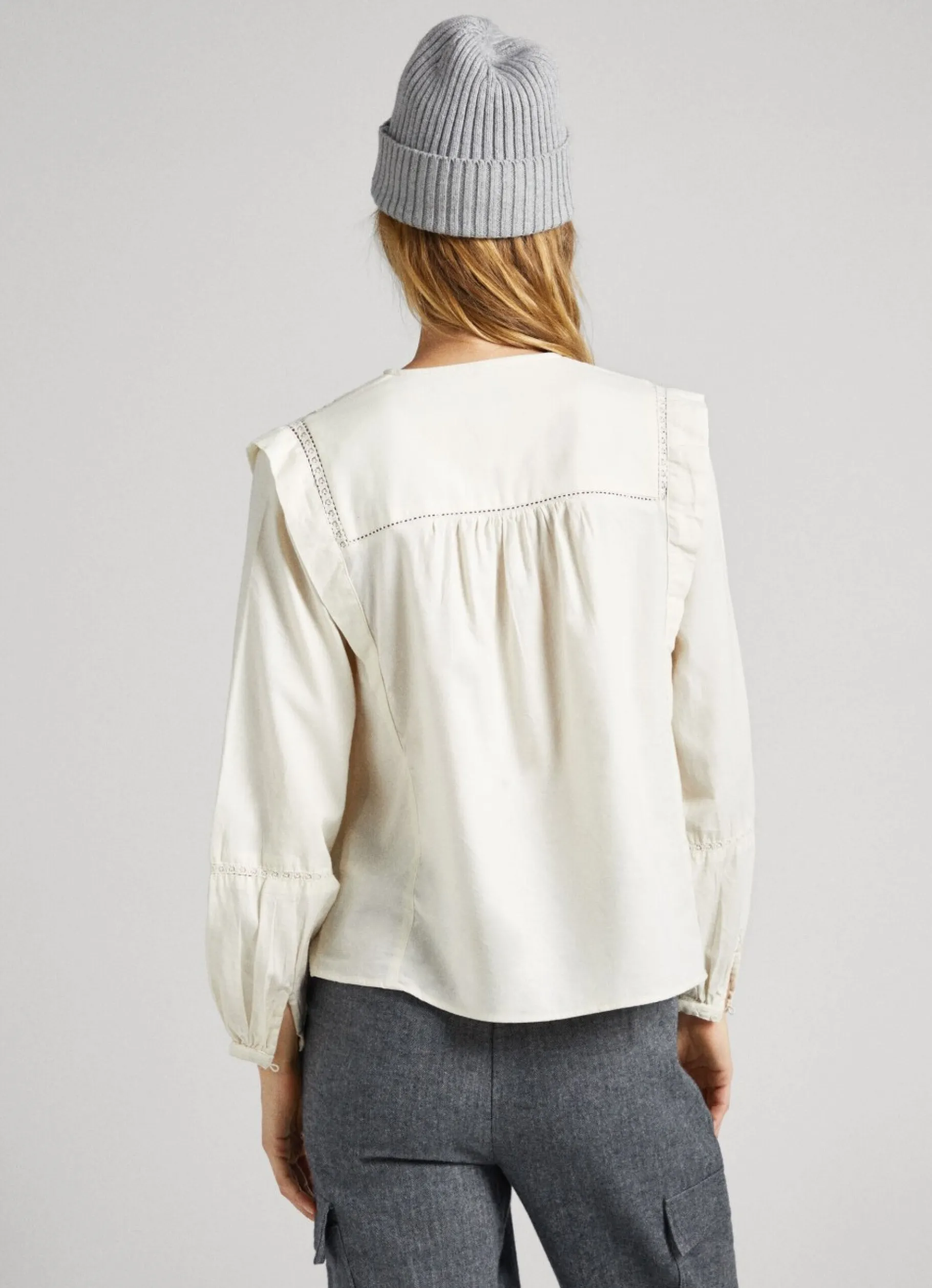 Women Pepe Jeans Cotton Twill Blouse