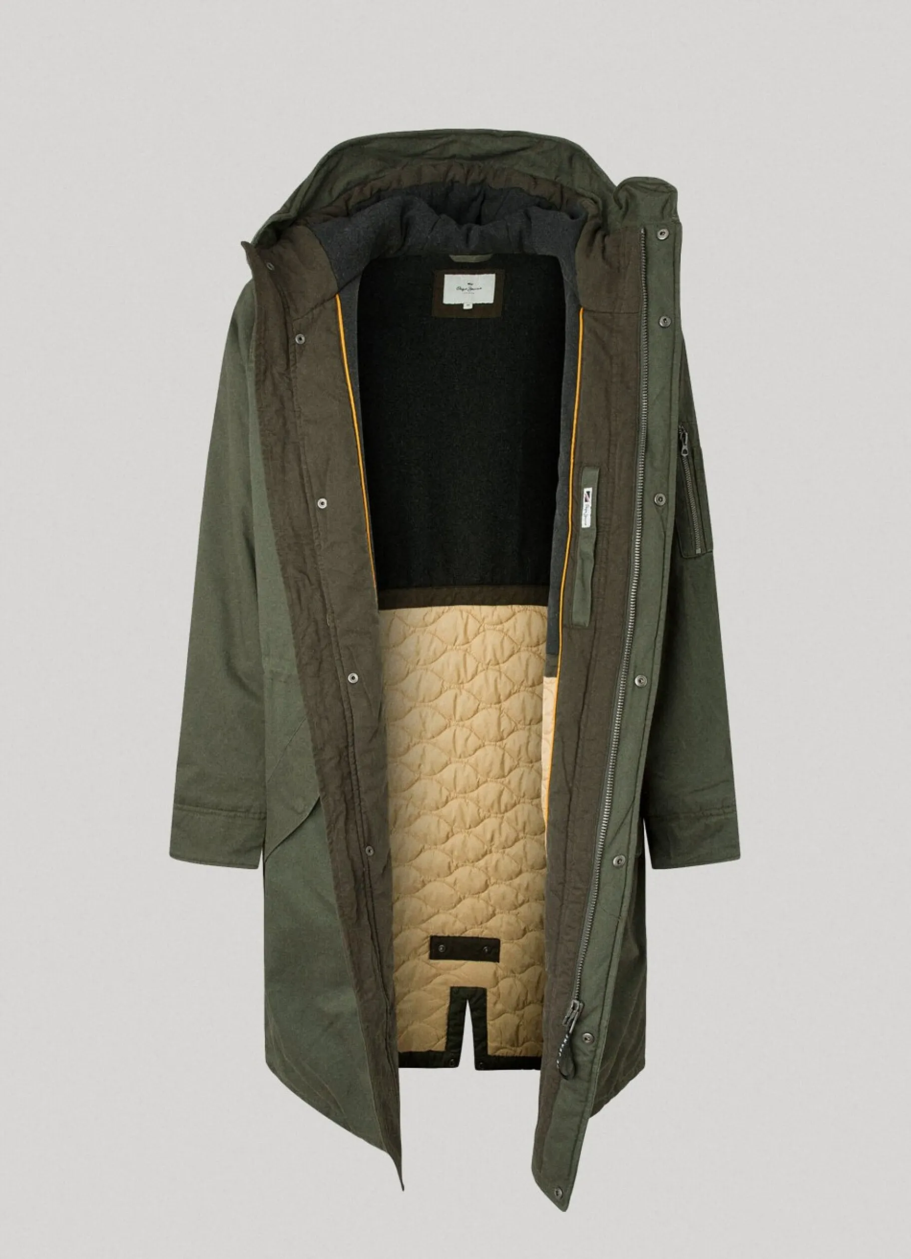 Men Pepe Jeans Cotton Twill Parka