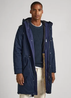 Men Pepe Jeans Cotton Twill Parka