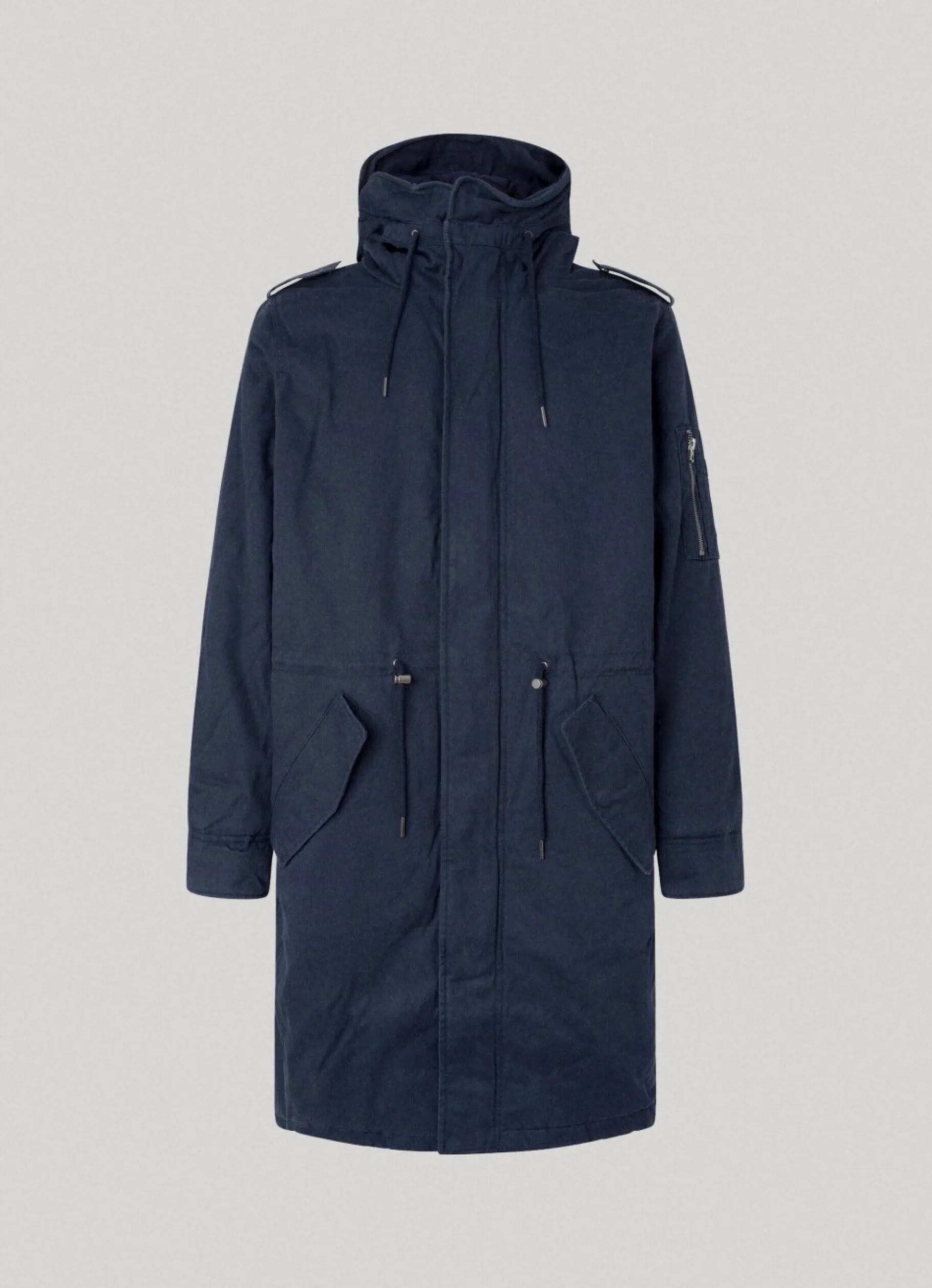 Men Pepe Jeans Cotton Twill Parka