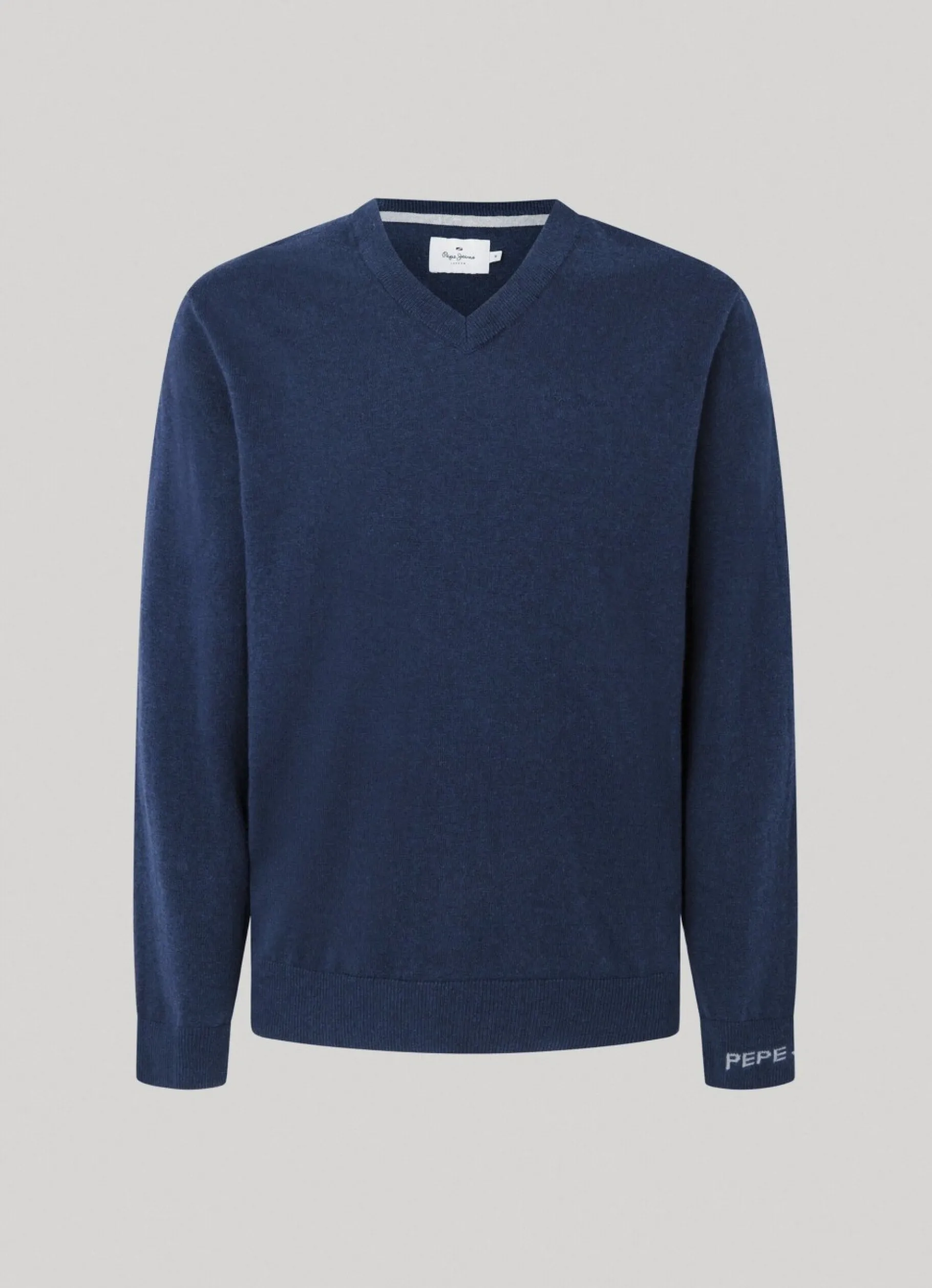 Men Pepe Jeans Cotton V-Neck Knit