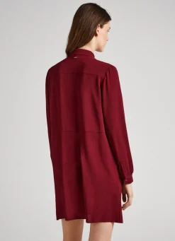 Women Pepe Jeans Crepe Shirt Dress