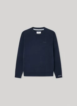 Boy Pepe Jeans Crew Neck Cotton Knit
