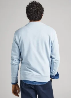 Men Pepe Jeans Crew Neck Cotton Sweatshirt