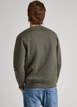 Men Pepe Jeans Crew Neck Cotton Sweatshirt