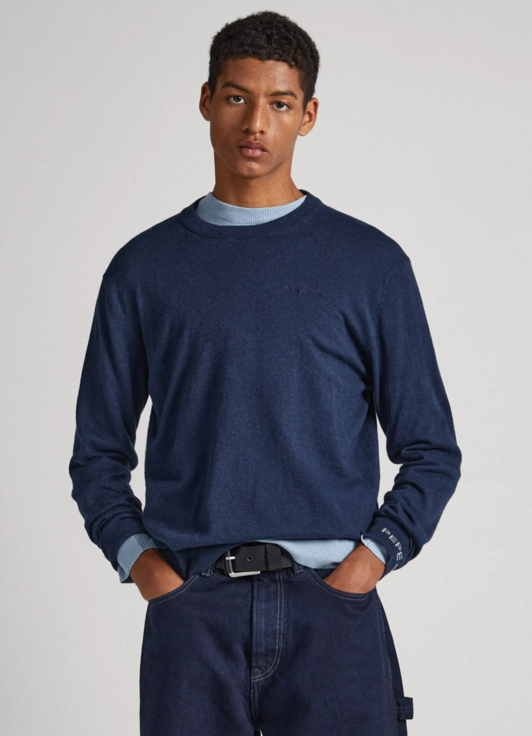 Men Pepe Jeans Crew Neck Knit