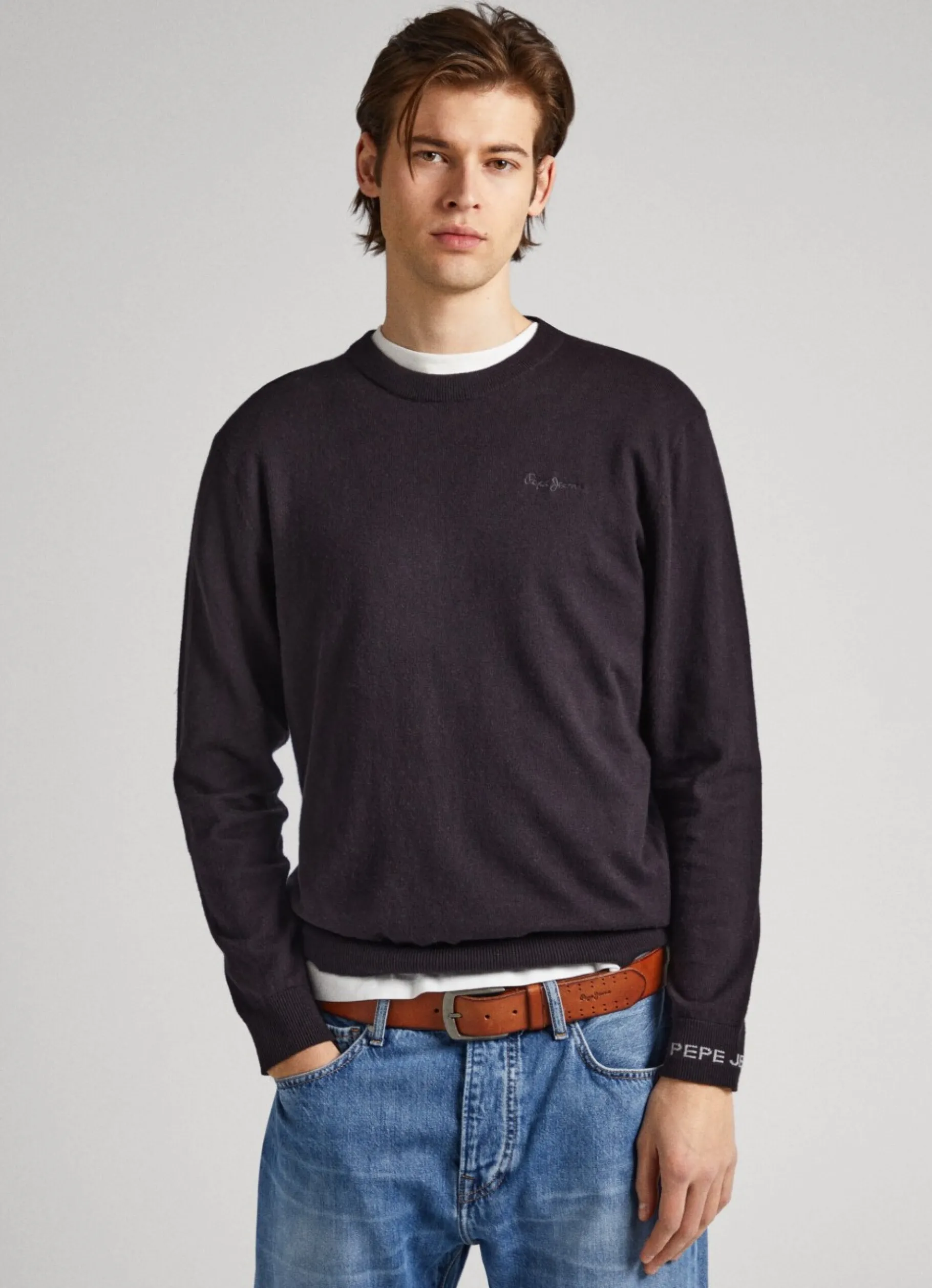 Men Pepe Jeans Crew Neck Knit