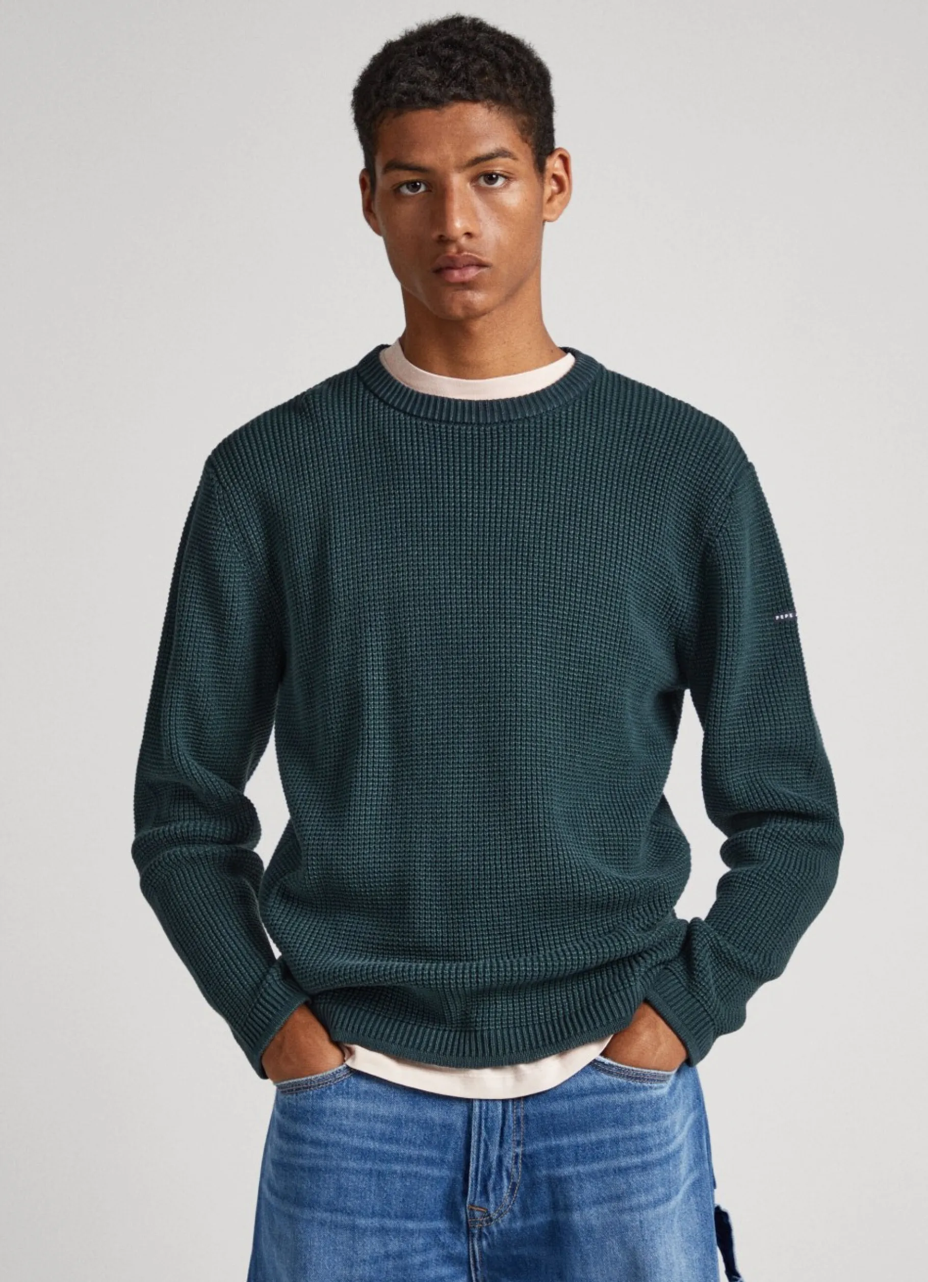 Men Pepe Jeans Crew Neck Sweatshirt