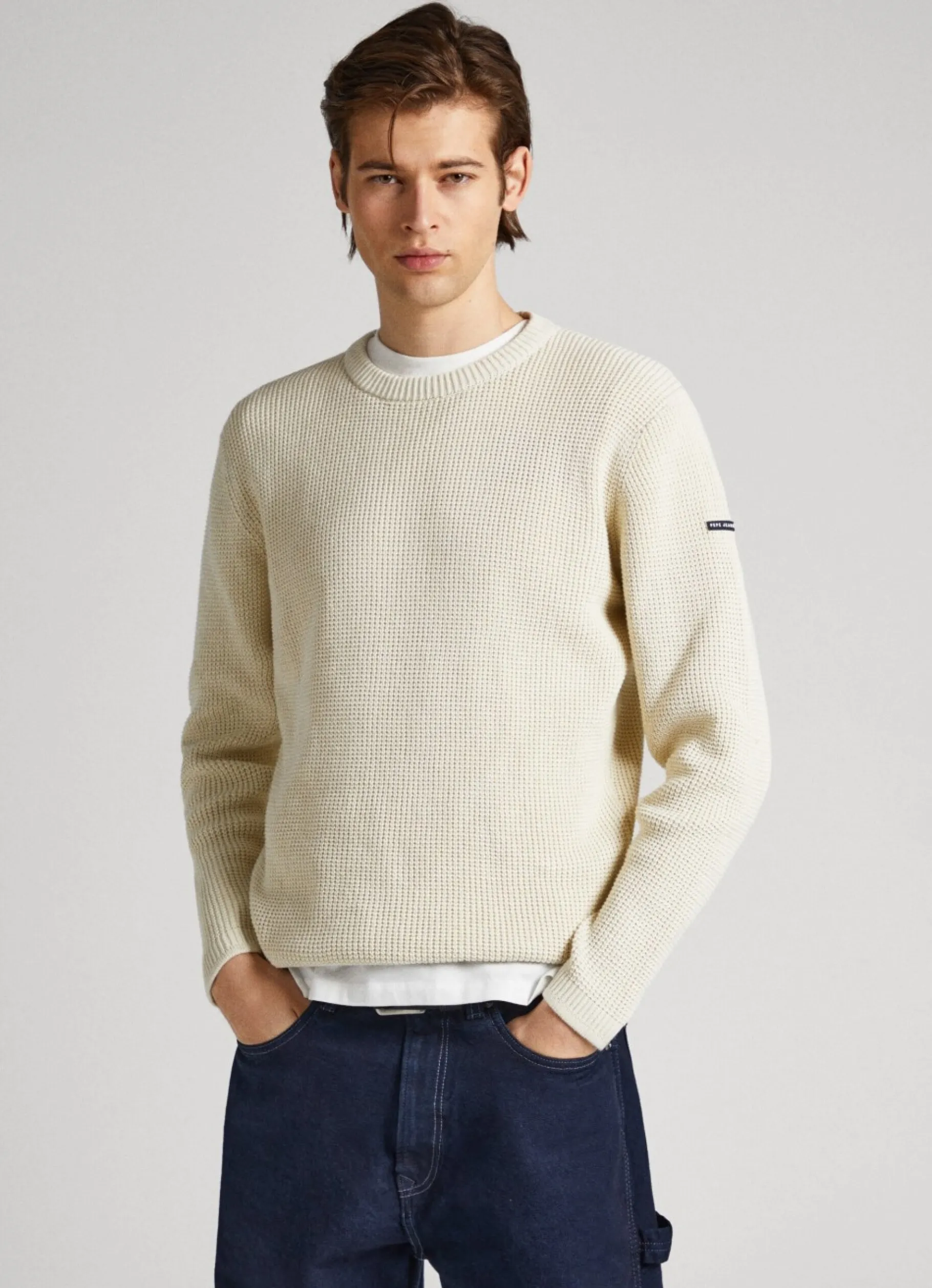 Men Pepe Jeans Crew Neck Sweatshirt