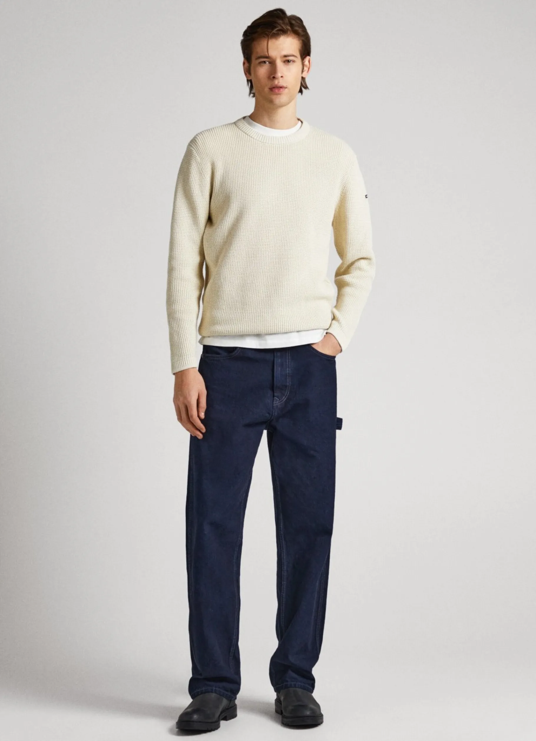 Men Pepe Jeans Crew Neck Sweatshirt