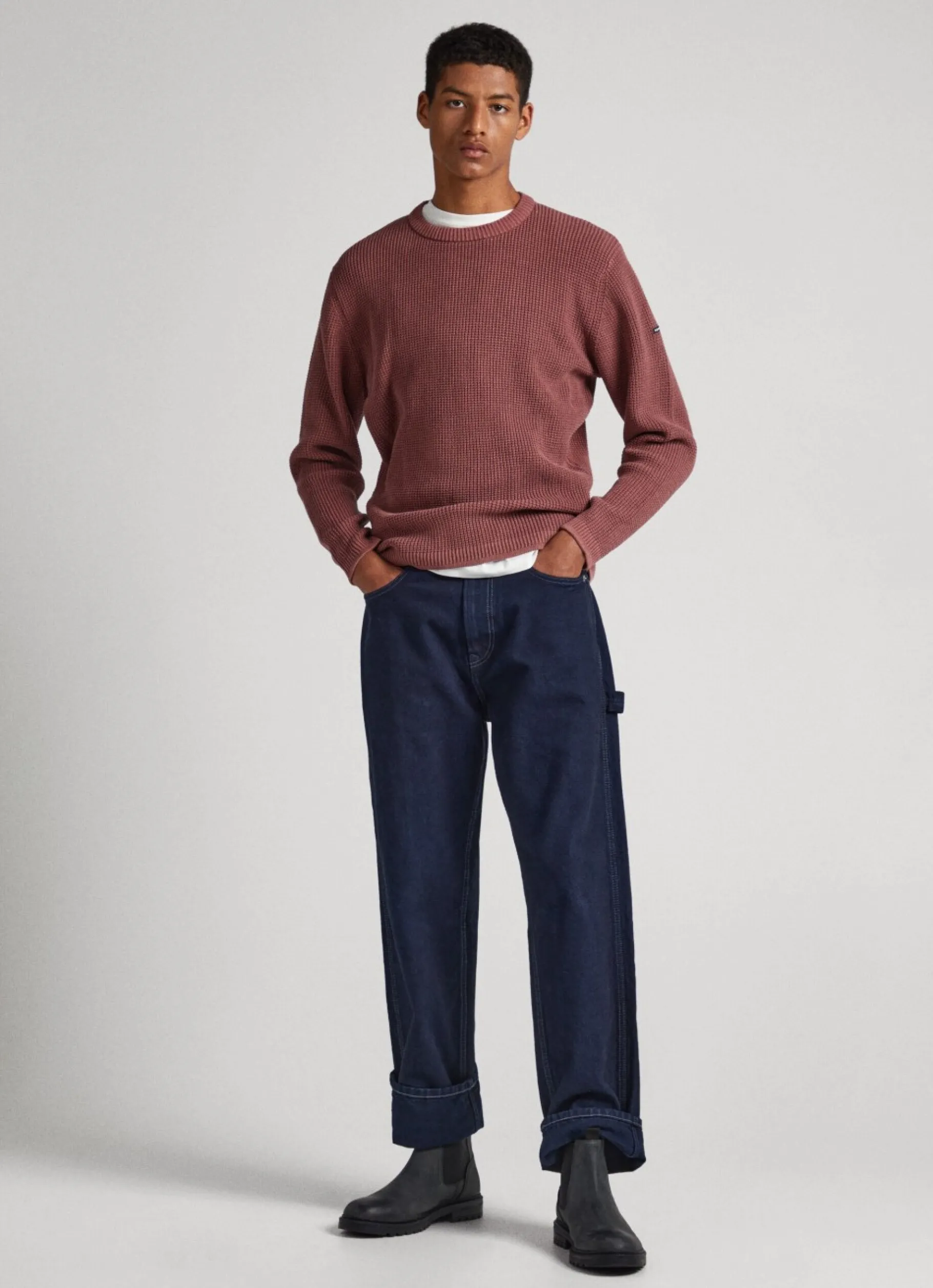 Men Pepe Jeans Crew Neck Sweatshirt