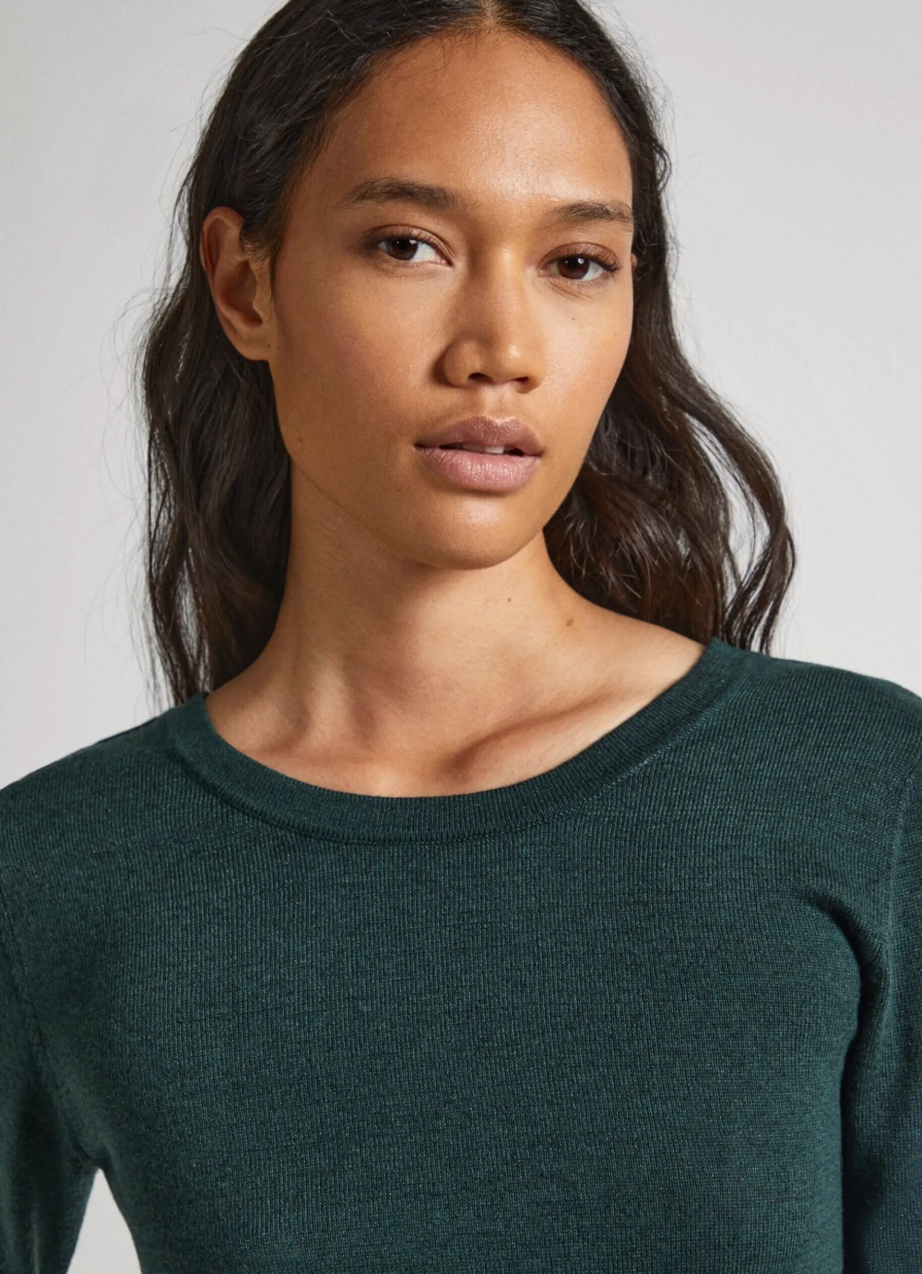 Women Pepe Jeans Cropped Fit Knit Top