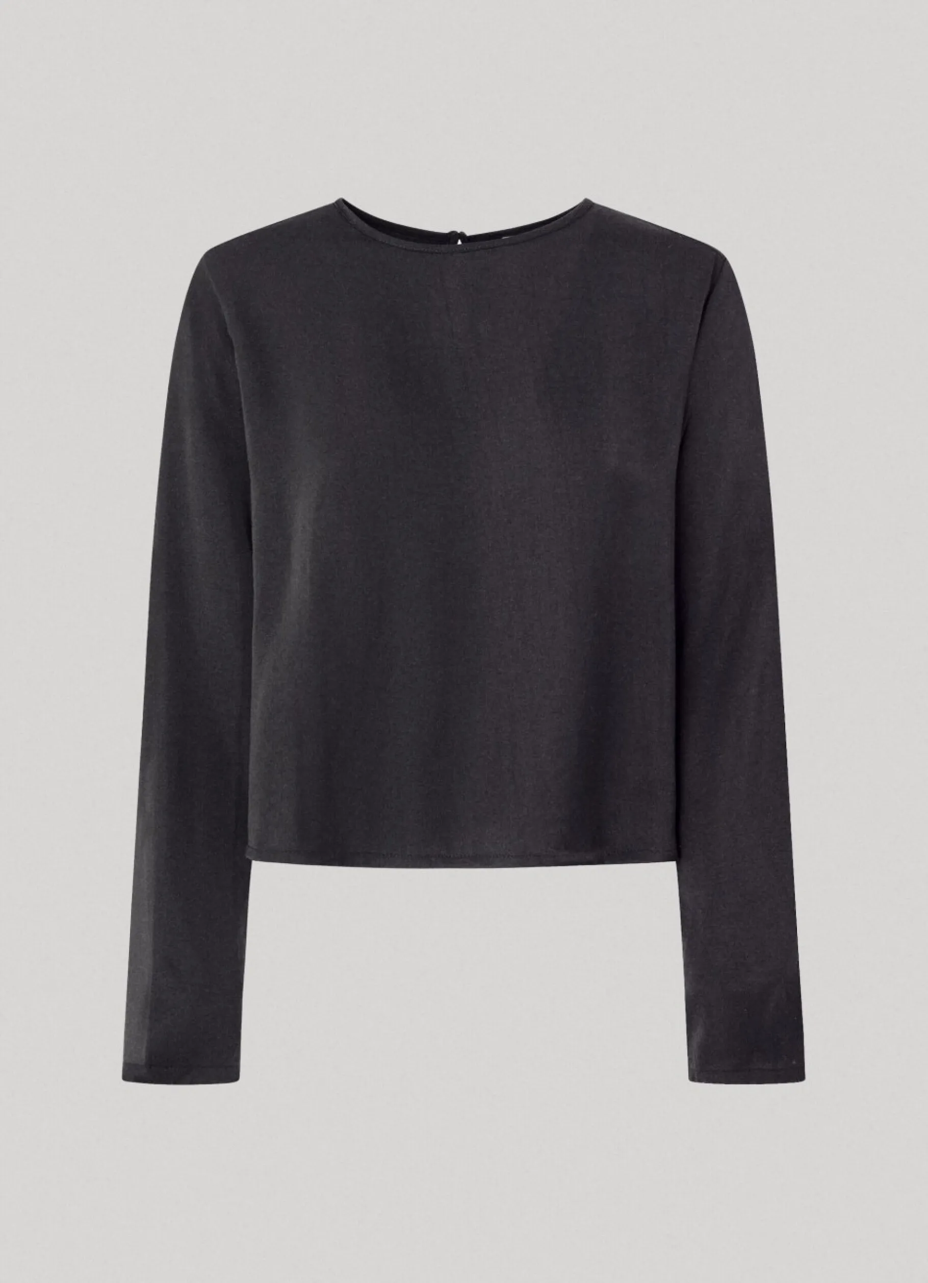 Women Pepe Jeans Cropped Fit Satin Blouse