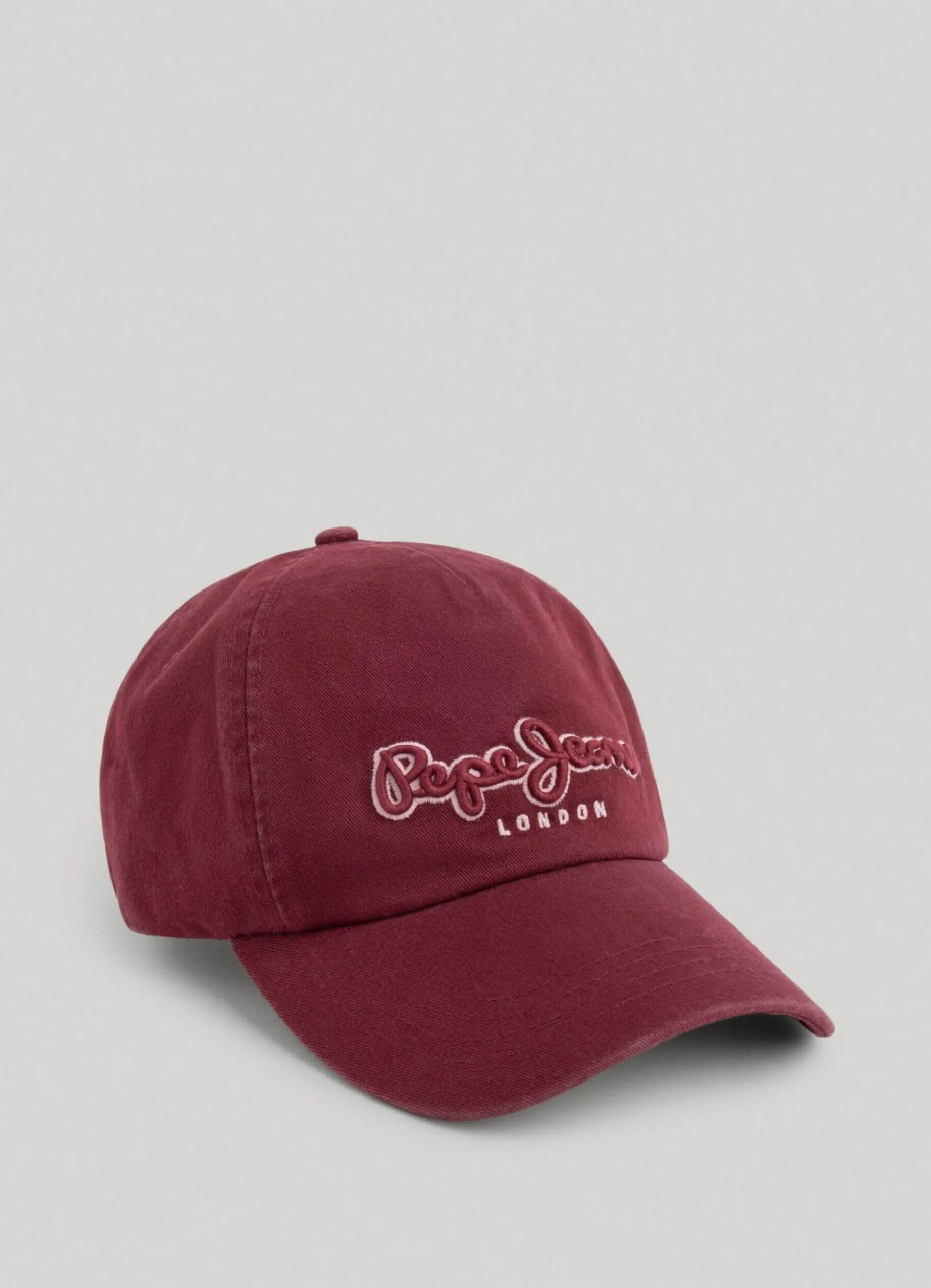 Men Pepe Jeans 3D Embroidered Logo Cap