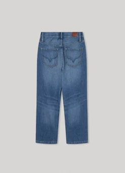Boy Pepe Jeans Dan Loose Fit Mid-Rise Jeans