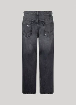 Men Pepe Jeans Dan Mono Loose Fit Drop-Rise Jeans