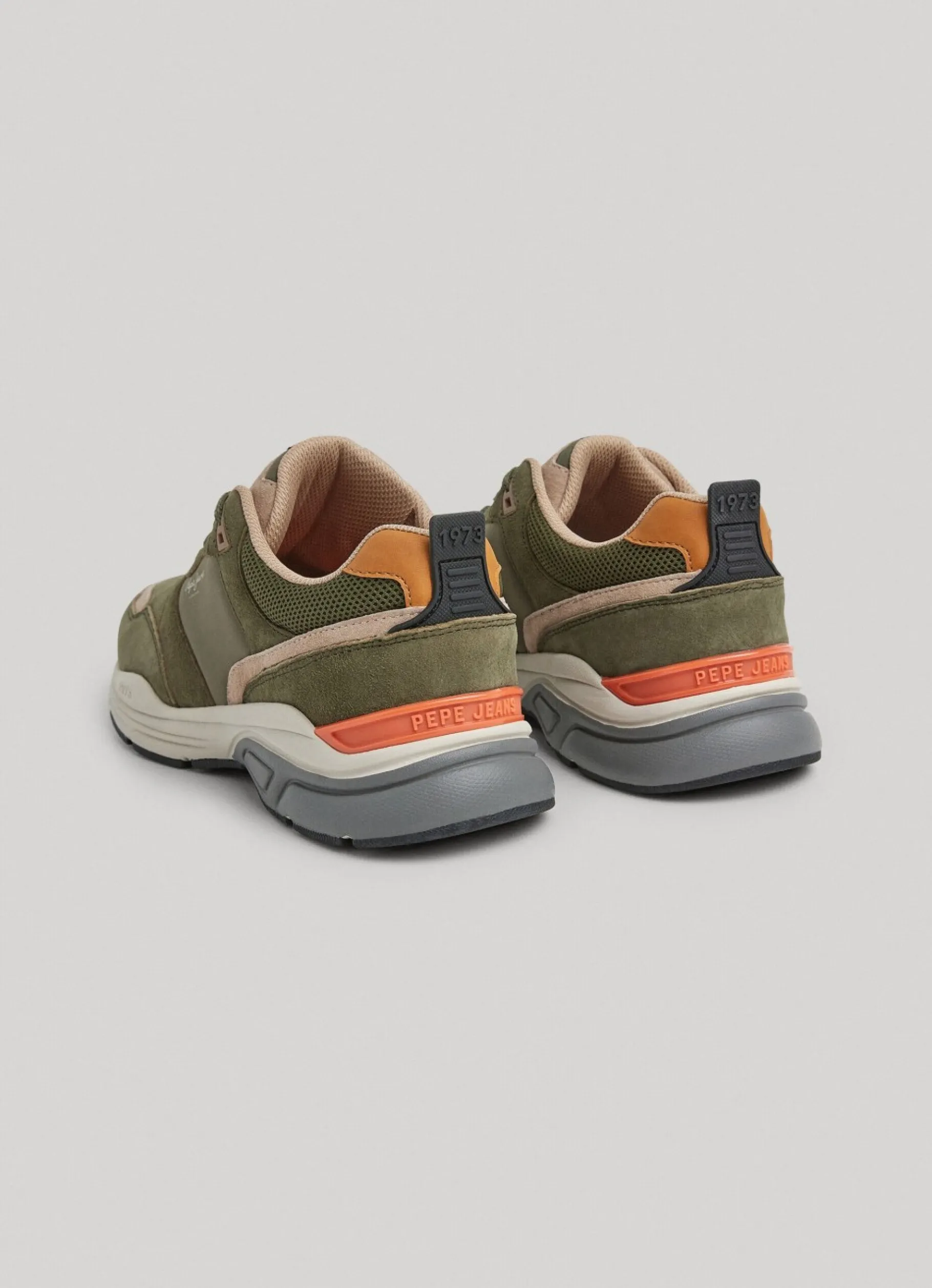 Men Pepe Jeans Dave Sider Combined Trainers