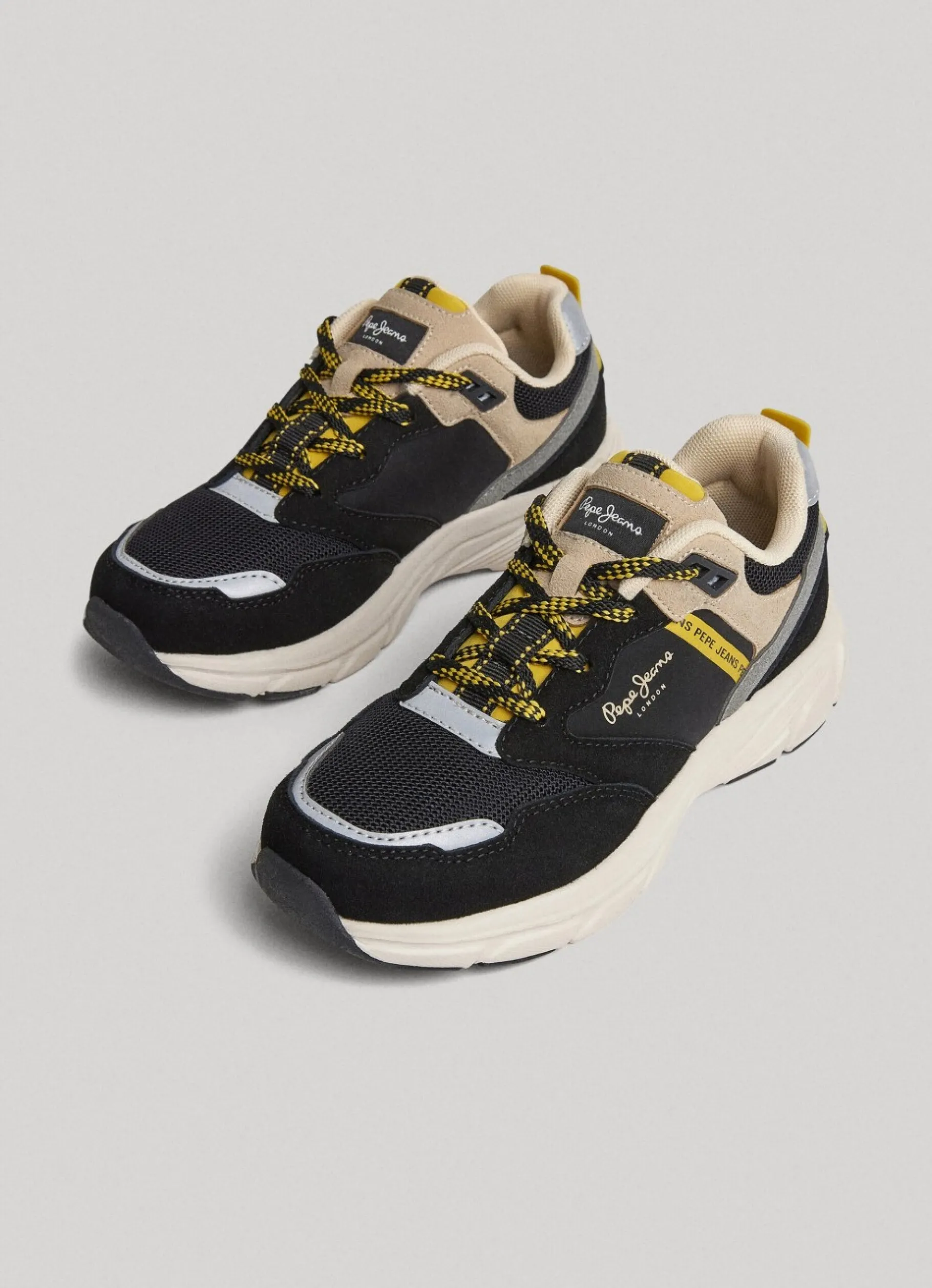 Boy Pepe Jeans Dave Sider Combined Trainers