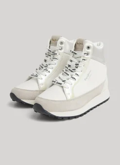 Women Pepe Jeans Dean Moll Combined Trainers