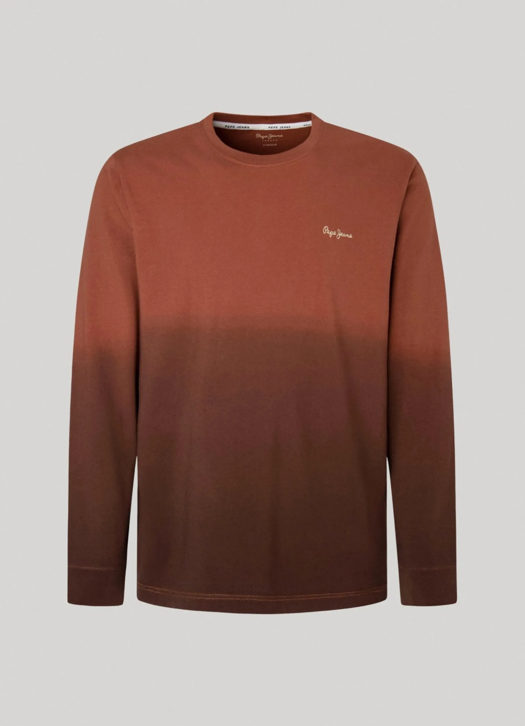 Men Pepe Jeans Deep Dye Long Sleeve T-Shirt
