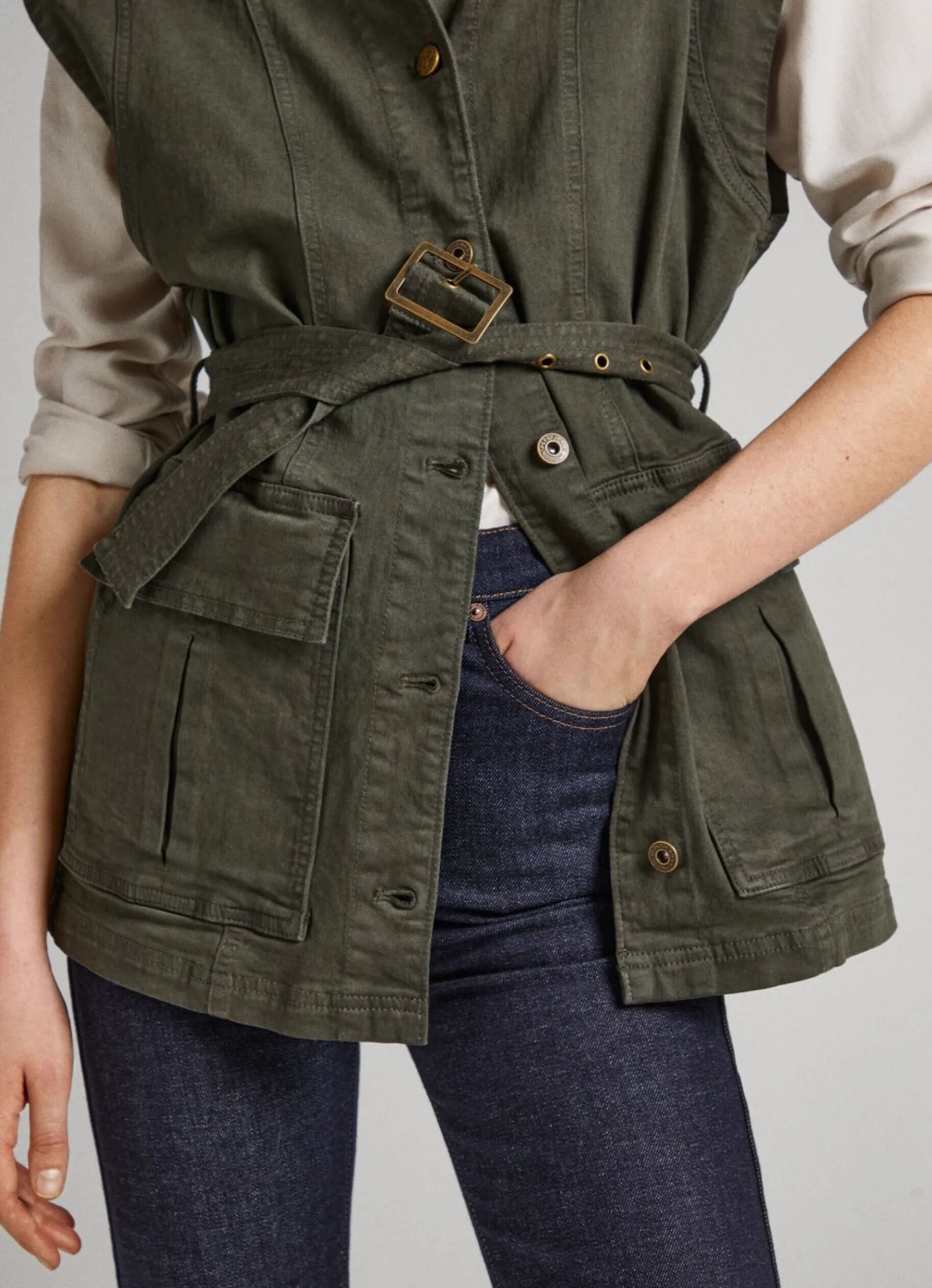 Women Pepe Jeans Denim Utility Jacket