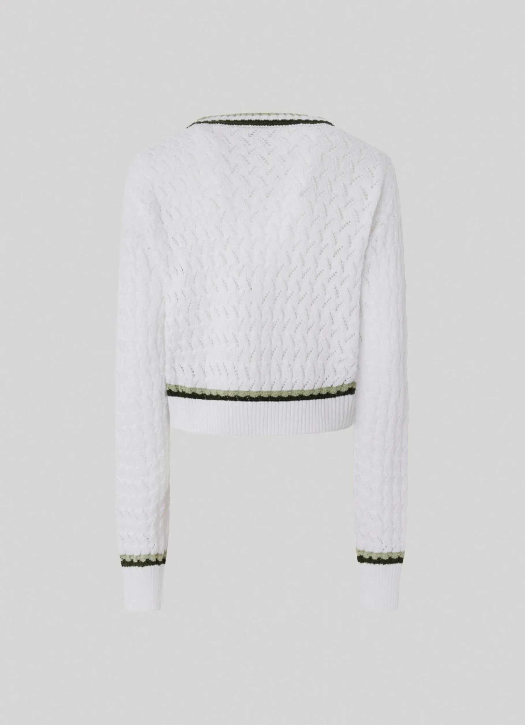 Women Pepe Jeans Diamond Openwork Knit