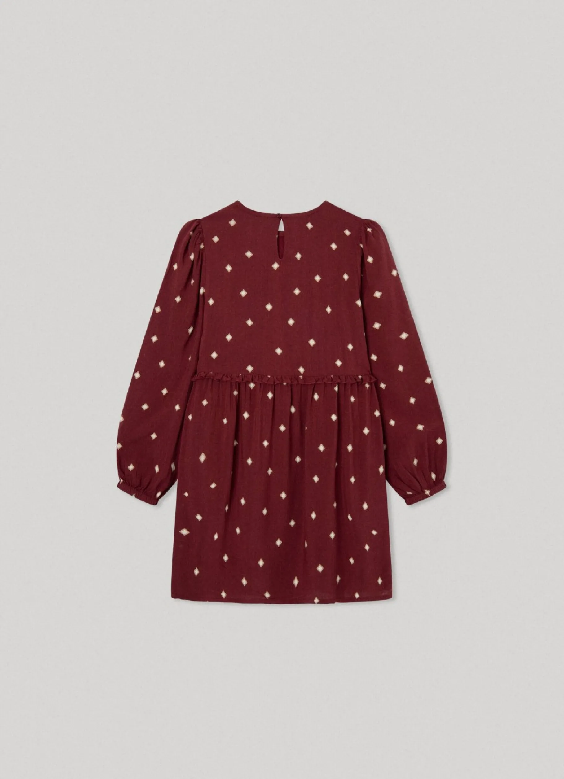 Girl Pepe Jeans Diamond Print Dress