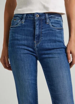 Women Pepe Jeans Dion 7/8 Slim Fit High-Rise Jeans