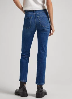 Women Pepe Jeans Dion 7/8 Slim Fit High-Rise Jeans