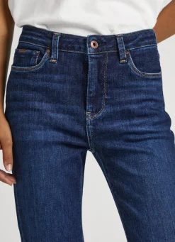 Women Pepe Jeans Dion Flare Fit High-Rise Waist Jeans