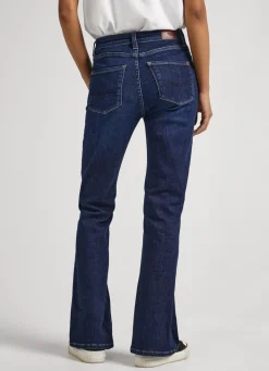 Women Pepe Jeans Dion Flare Fit High-Rise Waist Jeans