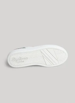 Women Pepe Jeans Dobbie Mix Leather Trainers